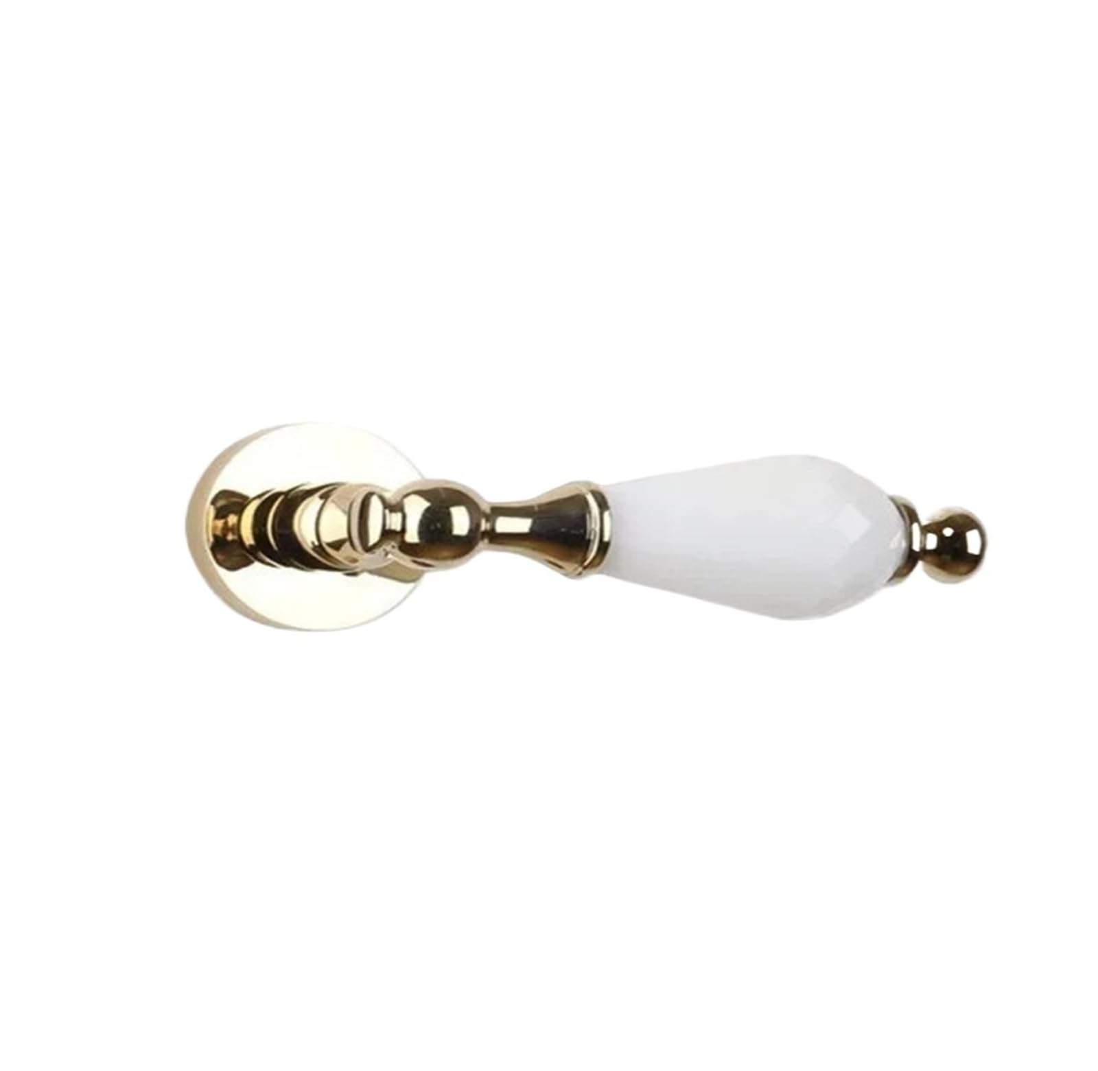 FBXRXZFPJ Interior Door Lock Silent Split Handle(White-Silent Lock)
