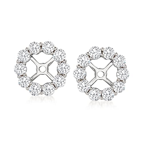 Ross-Simons Diamond Earring Jackets in 14kt Gold I-J Color I2 Clarity3