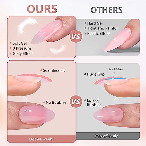 5 Colors XCOATTIPS Gel Nail Tips