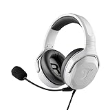 Anschluß über festes Audiokabel mit 3,5-mm-Klinkenstecker, Bedienung für Lautstärke und Stummschaltung im Audio-Kabel integriert
