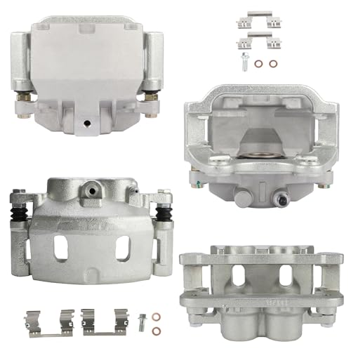 Image of SCITOO Front & Rear Disc Brake Calipers 18B4918A,18B4919A,18-B5030,18-B5031 | Fit For Cadillac,For Chevrolet,For GMC Models - For Avalanche 2008-2013,For Escalade 2008-2020 4PCS With Bracket