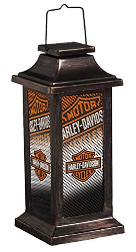 Metallic Solar Power Garden Lantern