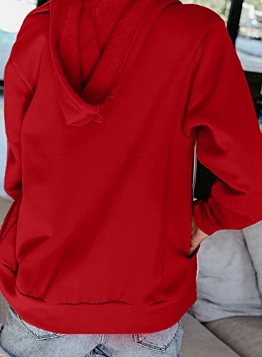 Dokotoo Women's Full Zip Up Hoodie Long Sleeve Hooded Sweatshirts Pockets Jacket Coat for Women4