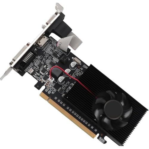 Carte graphique GT210 DDR3 1 Go pour connecter deux écrans sur un PC de bureau