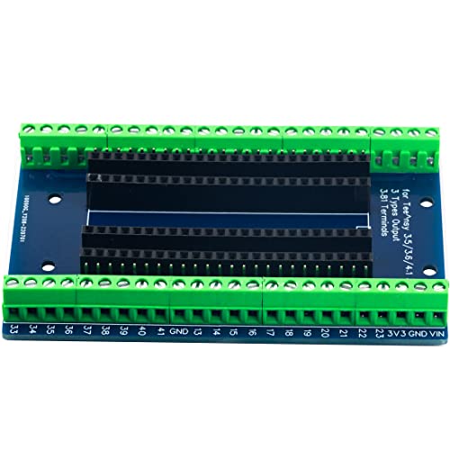 whiteeeen Screw Terminal Expansion Board 3 Types Output Breakout Board for Teensy 3.5/3.6/4.1 Module Compatible with Arduino