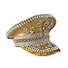 Lightweight Comfortable Punk Hat Size 56 58cm with Glitters Rhinestones Decors for Daily Fashion Vintage Look Music Theme Hat Multicolor