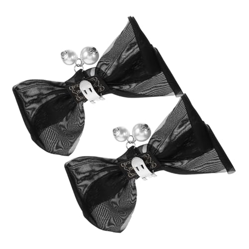 VALICLUD 1 Par De Zapatos Con Lazo Zapatos De Novia Adorno De Cinta Clips De Zapatos De Boda Clips De Zapatos Para Boda Clips De Zapatos Con Lazo Clip En Adornos De Zapatos Adorno
