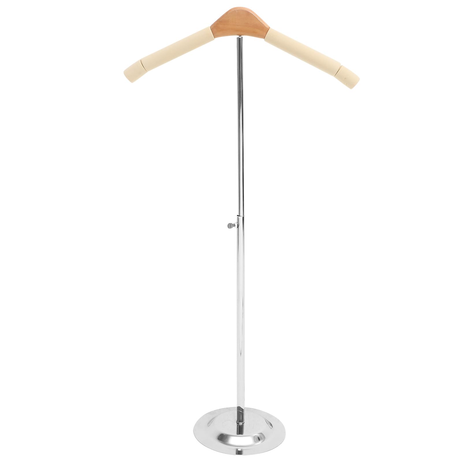 SHINEOFI Präsentationsständer von 46,5-79cm T-shirt Verstellbarer aus Edelstahl mit Verstellbarer Höhe Tragbarer Kleiderständer für Kleidung im Einzelhandel