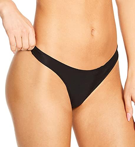 Only Hearts Women's Second Skins Extreme Thong, Black, M/L
