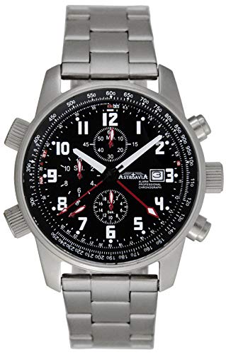 Preisvergleich Produktbild Astroavia Herren-Armbanduhr Alarm Chronograph Quarz TC71