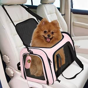 Cat-Carrier-Dog-Carrier-Pet-Carrier-Cat-Bags-for-Small-Medium-Cats-Dogs-Puppies-of-15-Lbsof-Airline-Approved-Small-Dog-Bag-Soft-SidedCollapsible-Travel-Puppy-Carrier-Medium-Pink - Cucciolini Doodles   Cat-Carrier-Dog-Carrier-Pet-Carrier-Cat-Bags-for-Small-Medium-Cats-Dogs-Puppies-of-15-Lbsof-Airline-Approved-Small-Dog-Bag-Soft-SidedCollapsible-Travel-Puppy-Carrier-Medium-Pink
