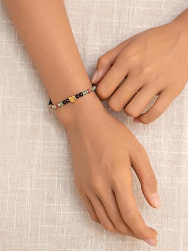 SENLLY Unique Gift Bracelet for Women, Beaded Natural Gemstone Jewelry - image 4