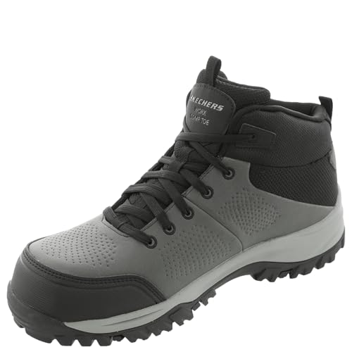 Skechers Skechers Men's Relment - Erett Comp Toe, Grey, 12, Medium