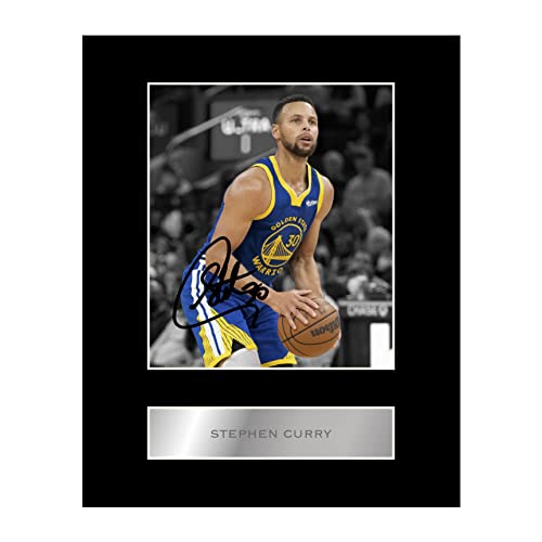 Generic Stephen Curry Pre Printed Signature Signed Mounted Photo Display #22 Printed Autograph Picture