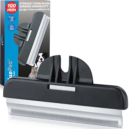 BluePet® Peigne supplémentaire de 100 mm pour brosse à chat et brosse pour chien UnterwollGlück 1.0 deShedding | Enlèvement du sous-poil (uniquement pour UnterwollGlück 1.0) Cover