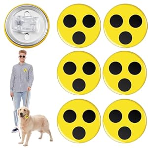 HONGECB 6 Badges Voor Slechtzienden, Hoogwaardige Badges Voor Blinden, Dagelijkse Hulpmiddelen Voor Gehandicapten En Ouderen, Voor Mensen met Dementie