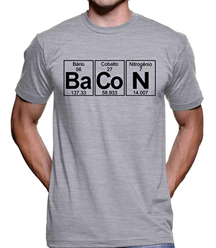Camiseta Amo Bacon Química Nerd 1009