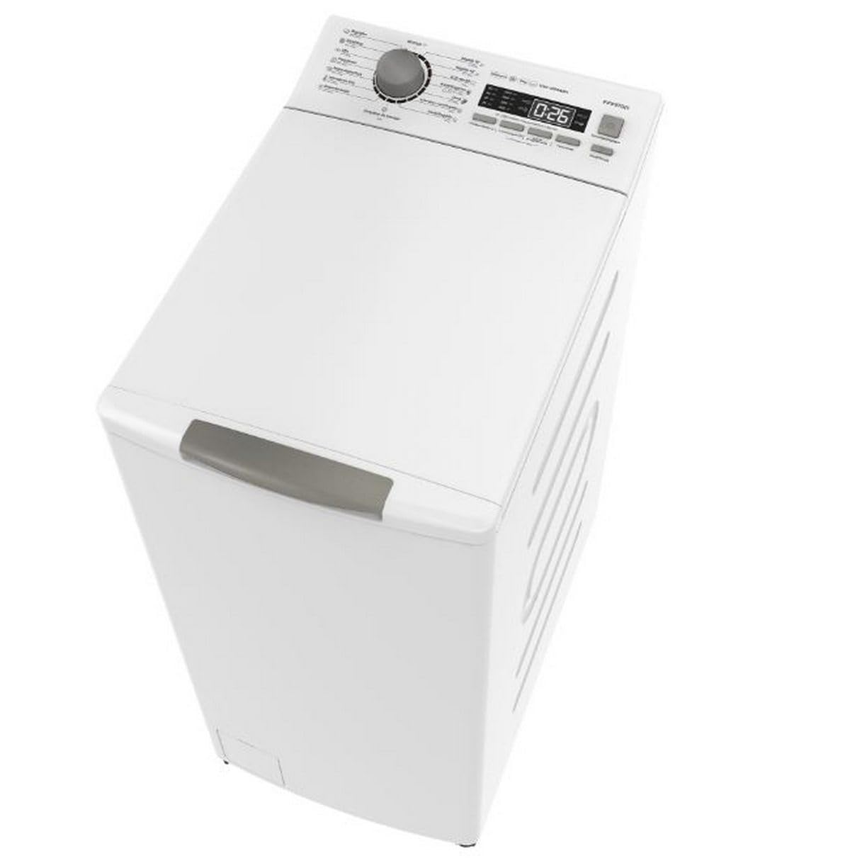 INFINITON Lavadora Carga Superior TLW-L62CBJ, 6 Kg, 1200 rpm, C, Función VAPOR CARE, Lavado en frio, 16 Programas, Regulación en altura, Blanco