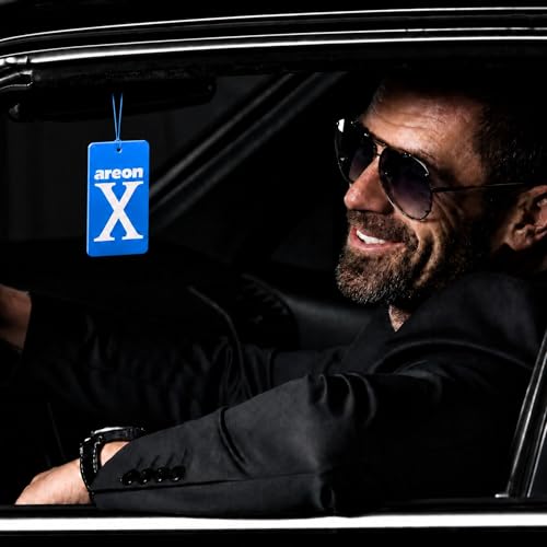Image of AREON X Miami Beach Hanging Car Air Freshener - Long Lasting Hanging Fragrance for Car Interior - Stylish Hanging Air Freshener - Premium Fragrance Card Freshener with Easy to Use Design (Pack of 3)