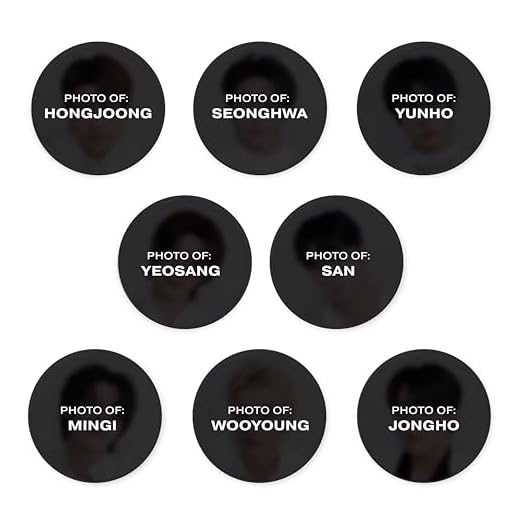 ATEEZ Official Tour Merch Pin Button Set