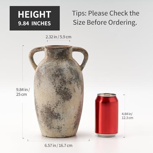Two-Handle Stoneware Vase