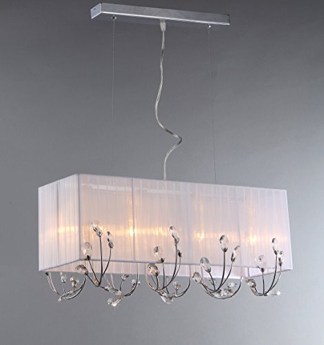 Whse of Tiffany RL7937-3 Warehouse of Tiffany Hephaestus Chrome Chandelier