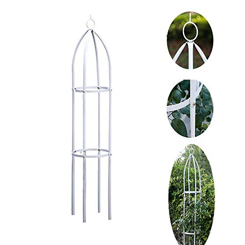 Flash Sale AngJi Garden Trellis for Climbing Outdoor Plants,Obelisk Trellis Iron Metal Trellis Flower Rose Support,White Flash Sale AngJi Garden Trellis for Climbing Outdoor Plants,Obelisk Trellis Iron Metal Trellis Flower Rose Support,White