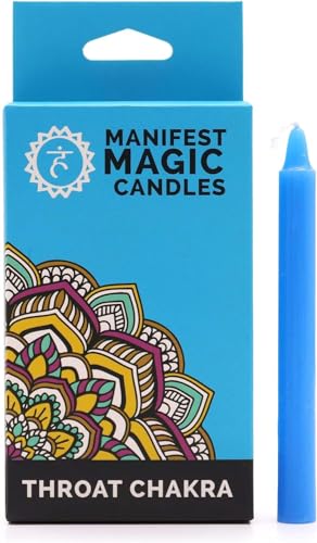 Velas Mágicas Manifest (paquete de 12) - Azul - Chakra Garganta