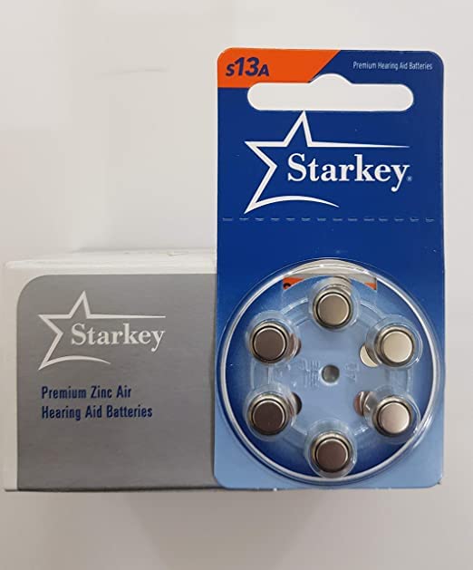 STARKEY hearing aid batteries, size 13, pack of 10 strips (60 cells) (B07TDN23TF) Amazon Price History, Amazon Price Tracker