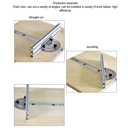 Transportador de ángulo aluminio preciso para carpintería miniatura 3