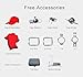 FUJA Single Head 10 Needles Embroidery Machine 1200 SPM Max Speed 7 Inch Touch Screen Working Area 9.5
