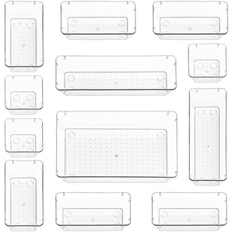 Stackzy 12-Piece Drawer Organiser Set Cover