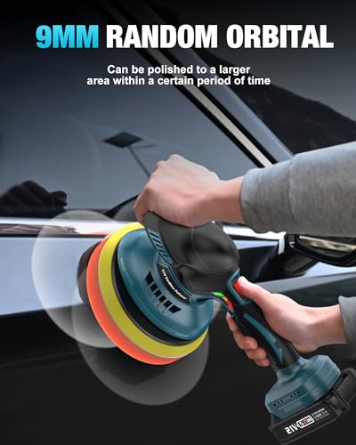 Geveelife PGJ-DA Cordless Car Buffer Polisher,6 Inch Rotary Polisher thumb #7