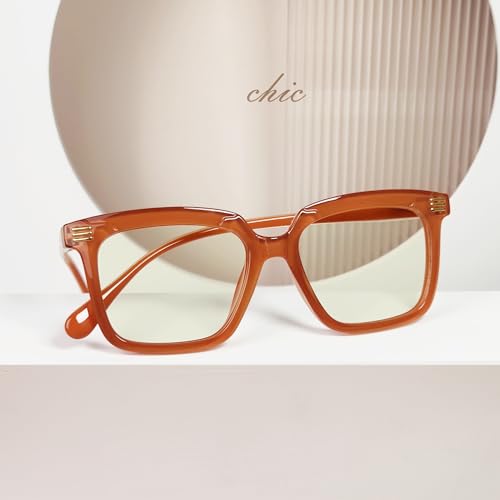 Image of Eyekepper 4-pack Reading Glasses Blue Light Blocking Square Computer Readers Women