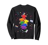 Photo Gallery orgoglio lgbtq axolotls arcobaleno felpa Photo Gallery orgoglio lgbtq axolotls arcobaleno felpa