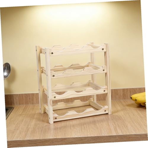 Soporte de vino de madera Unomor para 1 botella miniatura 3