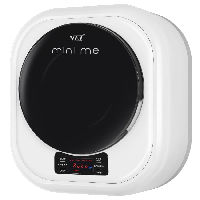 Lave-linge NEI Mini lave-linge NWM3-WMW 2,5 kg Classe B Essorage à 800 tours