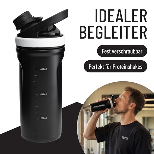 ORGAINIC Shaker 2.0 récipient de mélange gradué pour protéine - 4