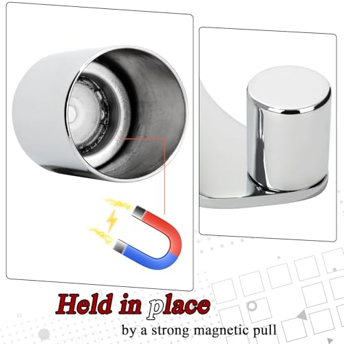 Image of Rear 4-Point DOCKING HARDWARE COVER KIT for Harley Touring 2009-2024,for Road Glide Road King Street Glide Electra Glide,Set of 4 (2 Long, 2 Short) /Chrome