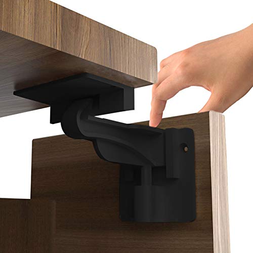 10 Pack Child Safety Cabinet Locks, Invisible Baby Cabinet Latch Locks, No Drilling or Tools Required for Installation, with Strong Adhesive for Non Magnetic Child Safety Locks