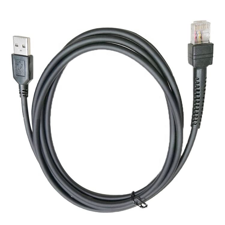 USB Cable for Zebra DS3608 DS3678 Scanner 2.5M