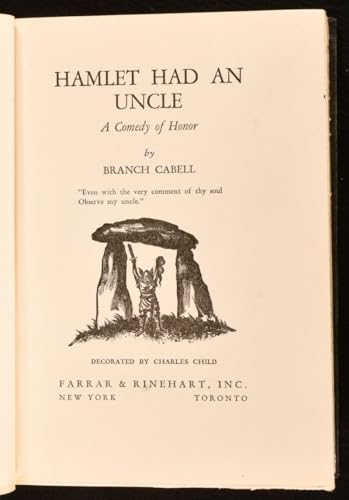 Hamlet Had An Uncle: A Comedy of Honor B0006AOV54 Book Cover