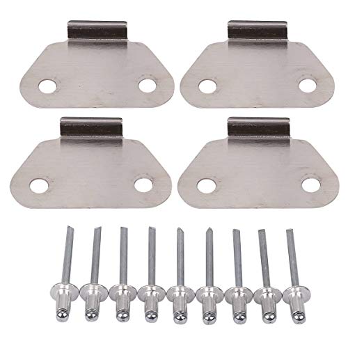 XFMT Hard Saddlebags Lids Wear Strike Plates Compatible with Harley Touring Road Glide 1993-13 4PCS (Replace Part Number: 90962-93)