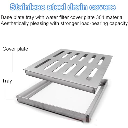 Grille de drainage extérieure pour éviter l'eau stagnante du sol - 7