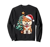 Cute Akita Inu Puppy Christmas Party Pajama