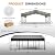 KEIKI 20x20 FT Heavy Duty Metal Carport, Carport Canopy with Galvanized Steel Frame, Outdoor Garages for Car, Boat, Tractor