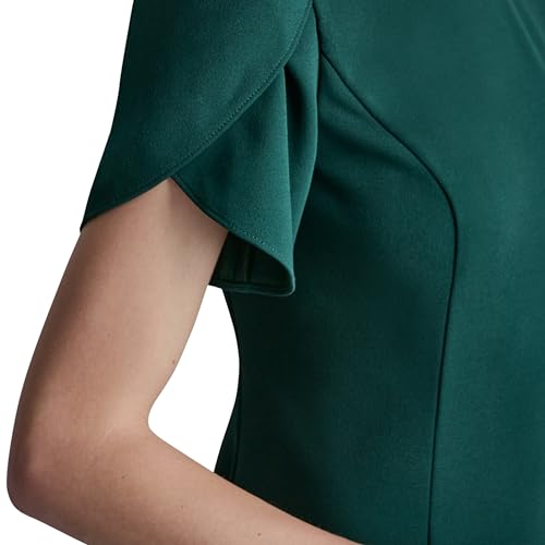 Image of DKNY Women's Tulip Sleeve Fit & Flare Mini Dress