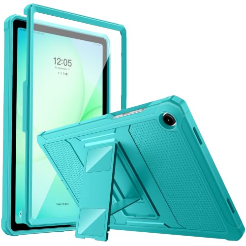 Image of MoKo Shockproof Case Fit Samsung Galaxy Tab A11+ Plus / A9+ 11 Inch | with Screen Protector, Heavy Duty Shockproof Protective Case, Bondi Blue