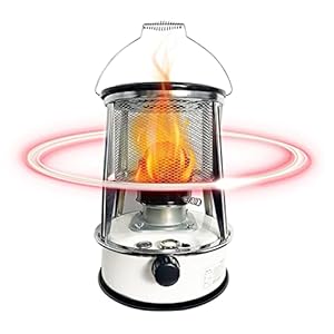 Niet-elektrische kerosinekachel voor binnenruimteverwarmer, efficiënte stralingsverwarming, stille campingbrander, roestvrij staal butaanfornuis voor wandelen, picknick, kookuitstapjes, garage