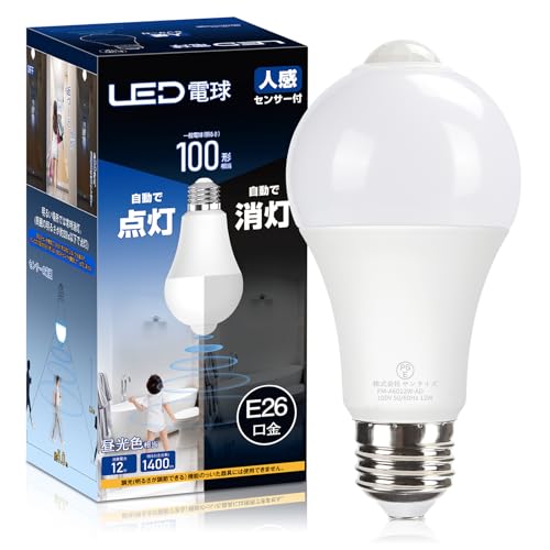 WEAOSJZ E26 LEDd lÃZT[t F 12W 100W` 1400lm lZT 6500K ÃZT[t Px 񒲌 ȃGl _  Ki L gC (1, 100W` F)